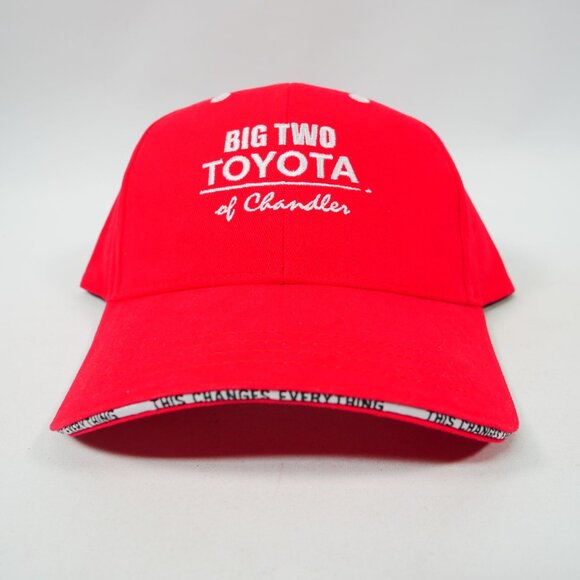 Big Two Toyota Of Chandler Red Baseball Cap NEW - Picture 1 of 5